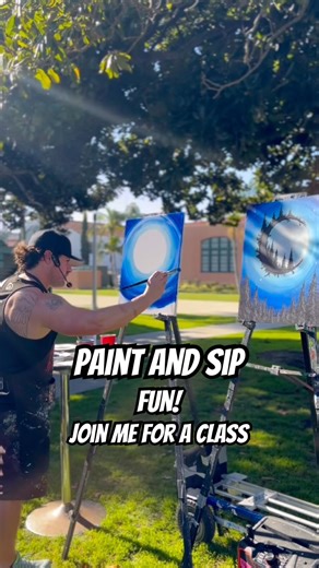 Paint & sip classes #art #painting #paintandsip #artclass #paintingtechniques #paintingtutorial