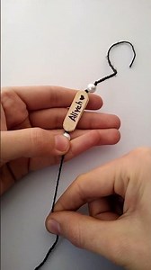 DIY Name Friendship Bands😱 /ARTISLAND/with popsicle stick#diy #friendship #shorts #handmade