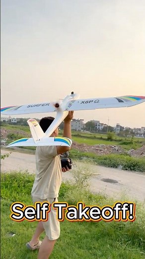 Autonomous Fixed-Wing Drone Takeoff Test – No Pilot Needed!