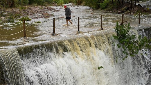 Überflutungen nach heftigem Regen im Südosten Spaniens