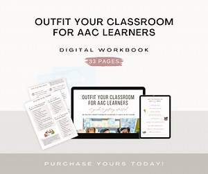 Outfit Your Classroom for AAC Learners: Digital Workbook - AAC Handbook