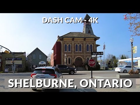 Shelburne, Ontario Scenic Drive | 4K Virtual Tour
