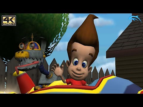 The Adventures of Jimmy Neutron: Boy Genius: Attack of the Twonkies - Gamecube Gameplay 4K 2160p