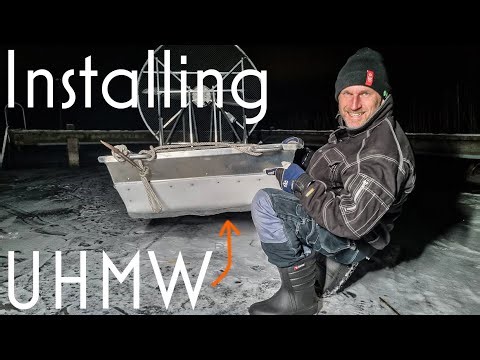 Making the mini electric airboat SLIPPERY! (UHMW installation)