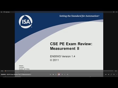 CSE PE Exam - Video 3 of 6 - Measurement II