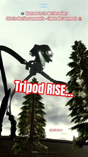 War of The Worlds Tripod RISE Up CLOSE! 🎥 (WOTW GAME!) #WarOfTheWorlds #Tripods #wotw #alien #scifi
