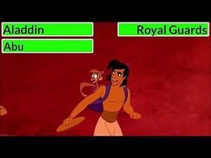 Aladdin (1992) One Jump Ahead with healthbars