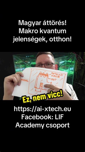 Magyar áttörés: Makro kvantum folyamatok otthon