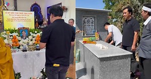 MC Quyền Linh đến Phan Rang thắp hương cho cố nghệ sĩ Thương Tín, động viên con trai ông trong lễ cúng tam thất