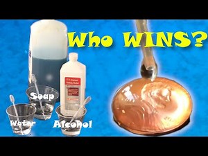 What if you block H-bonds? (Penny drop Experiment)