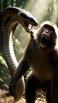 Snake vs Monkey 😱 This Jungle Moment Shocked Everyone!