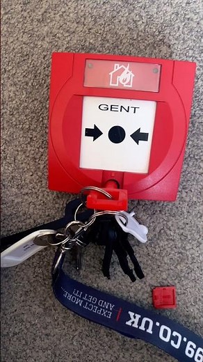 Gent fire alarm call point test #alarmland