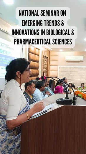 1.3K views · 35 reactions | National Seminar on "Emerging Trends and Innovations in Biological and Pharmaceutical Sciences" organized by Jharkhand Rai University, Ranchi. #NationalSeminar #EmergingTrends #JharkhandRaiUniversity #PharmaceuticalSciences | Jharkhand Rai University | Facebook