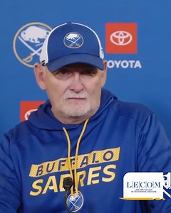 24K views · 356 reactions | "I just had a great conversation with him, and nobody likes to go down. But he wants to play too." Lindy Ruff confirmed that Devon Levi will go to Rochester. | Buffalo Sabres | Facebook