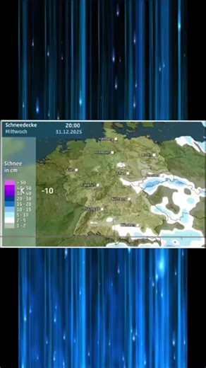 Eine Schneebombe kommt auf Deutschland zu!🫣🫱🏻‍🫲🏼🥶 Danke für dieses Jahr ich wünsche euch ein guten Rutsch ●quelle>The weather channel ●#Schnee#Kälte#Gefahr
