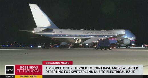 Electrical issue causes Air Force One to turn around with President Trump on board