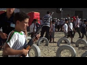 Gaza children play war in Hamas summer camp