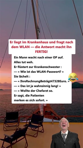 Das WLAN-Passwort im Krankenhaus 🏥📶