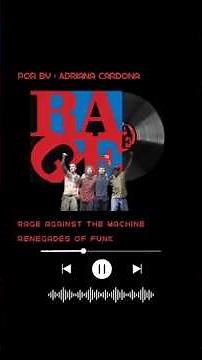Rage against the machine - Renegades of Funk ✊🏼⚡