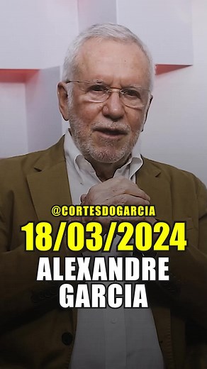 ALEXANDRE GARCIA - 18/03/2024 #debrasiliaalexandregarcia #cortesdogarcia #alexandregarcia #governolula #lula #esquerda #pt #direita #direitaconservadora #agro #agronegocio #noticiastiktok #fy #fyp #fypシ゚viral #tiktoknews