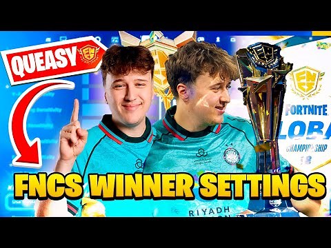 The FORTNITE GLOBAL CHAMPION 2025 BEST Keyboard And Mouse SETTINGS (QUEASY SETTINGS)