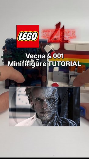 Here‘s a tutorial on how to build Vecna and 001 from Stranger Things 4 out of LEGO! 🕰️ #legotutorial #legomoc #legominifigures #legostrangerthings #legovecna #001 #henrycreel | trippinbricks