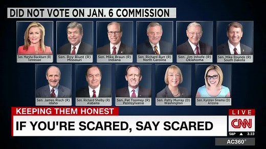 This is what happens "when courage is called for but cowardice answers," says Anderson Cooper, after Republicans stood in the very chamber which was overrun by a violent mob, and blocked the creation of a bipartisan probe into the Capitol attack. #KeepingThemHonest | CNN
