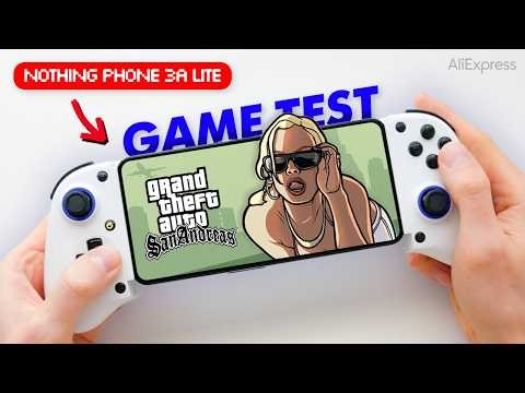 NOTHING PHONE 3A LITE Retro Game Test | BSP-D11 Gamepad