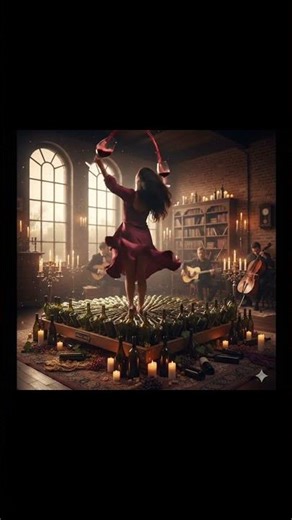 Girl Pouring Wine and Dancing 💃✨ #trending #dance #wine #explorepage #viral