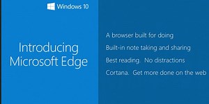 Microsoft Edge heißt der neue Browser in Windows 10
