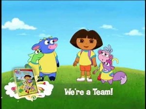 Dora The Explorer DVD Trailer (2007) but interrupted by the Nickelodeon logo at the end.