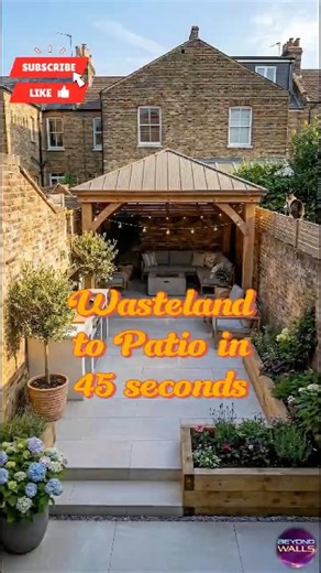 Wasteland to Stunning Patio in 45 Seconds | More Transformations Daily