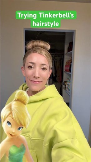 Trying Tinkerbell’s iconic bun ✨