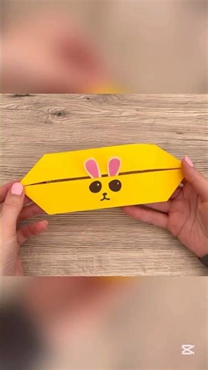 EASY DIY PAPER CRAFT ✉️🐰 #shorts