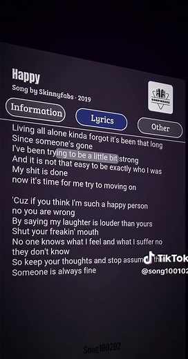 Happy Song Lyrics and Meaning