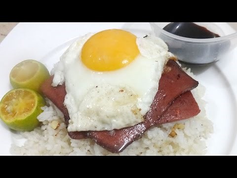 Hamsilog (Ham Sinangag Itlog)