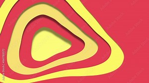 A vibrant red and yellow triangle with a curved line in the center. Versatile and eye-catching, this graphic can enhance any design or be a standalone element