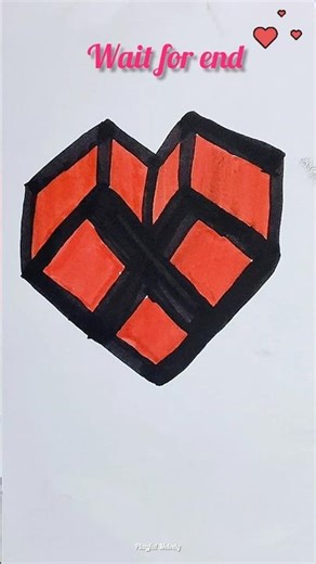 Diy Easy Number Heart Art Activity for Kids❤️💯😱#youtubeshorts #diy #kids #craft #ytshorts #trending