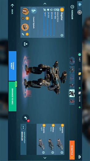 Raptor MK2 Upgrade! 21 #august 2025 #gaming #warrobots #wr #news #trendingshorts #shorts 🔥