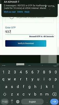 How to download Aadhaar card in online
