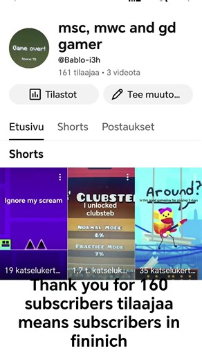 thank you for Subscribeing for real