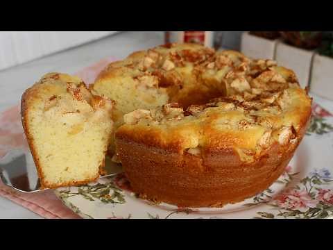 BOLO DE MAÇÃ COM CANELA - RECEITAS QUE AMO