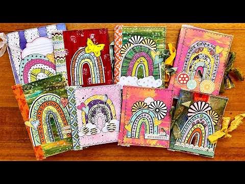 Whimsical Rainbows and Journals - FULL TUTORIAL