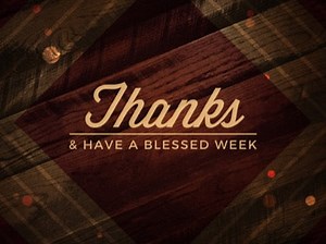 Rustic Wood Thanks | Motion Worship | WorshipHouse Media