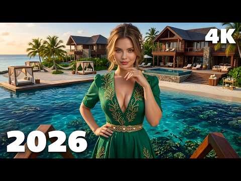 Relaxing Deep House 2026 🌺 Chill Tropical Summer Vocal Mix 4K UHD | Melodrift Music