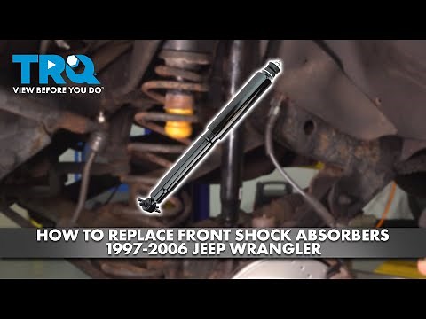 How to Replace Front Shock Absorbers 1997-2006 Jeep Wrangler