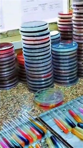 Colorful lab day#Lab Work#