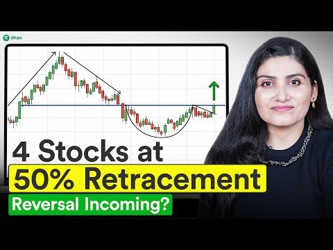 4 Stocks at 50% Fibonacci Retracement | Reversal Setup Stocks to Watch Now