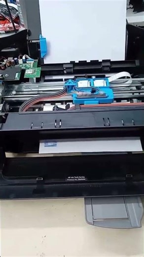 HP Printer Head Cleaning and Test Print