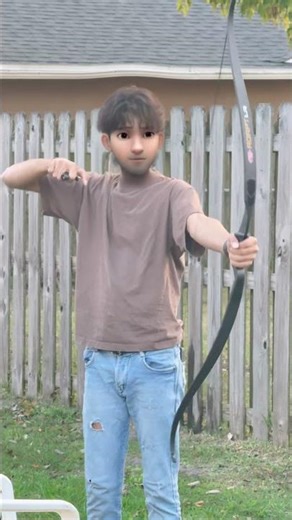 Archary gone wrong into neighbor’s backyard swimming pool 😂😂😂😂 #archary #neighbors #swimmingpool